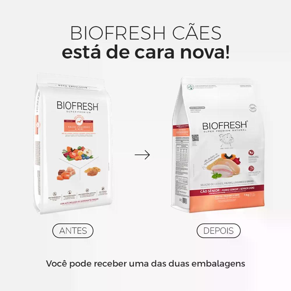 Ração Biofresh Cães Sênior Raças Pequenas e Minis - 2