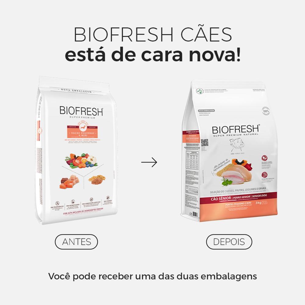Ração Biofresh Cães Sênior Raças Pequenas e Minis - 3