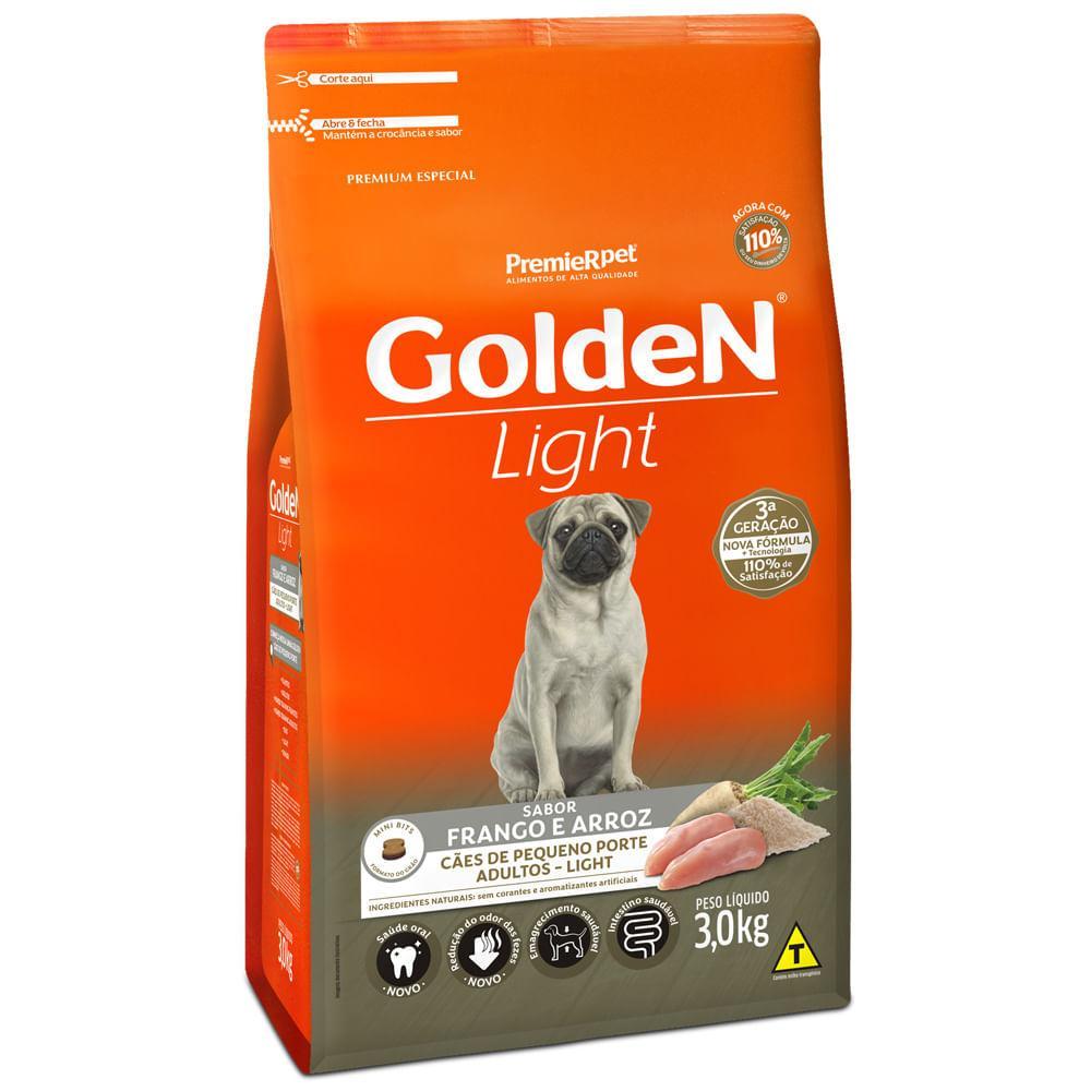 Ração Golden Fórmula Light Cães Adultos Porte Pequeno Frango e Arroz - 2