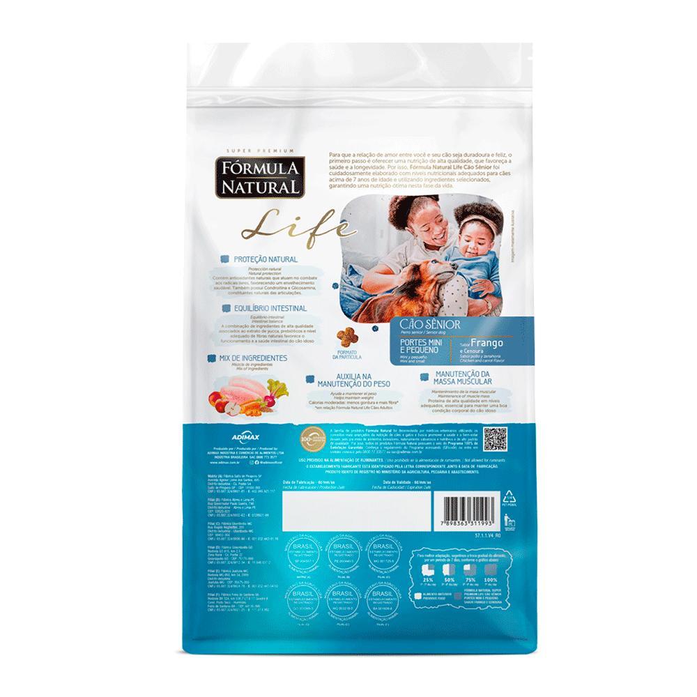 Ração Fórmula Natural Life Cães Sênior Mini e Pequeno - 10