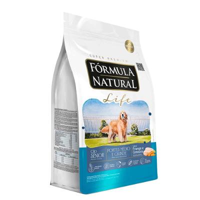 Ração Fórmula Natural Life Cães Sênior Raças Médio e Grande