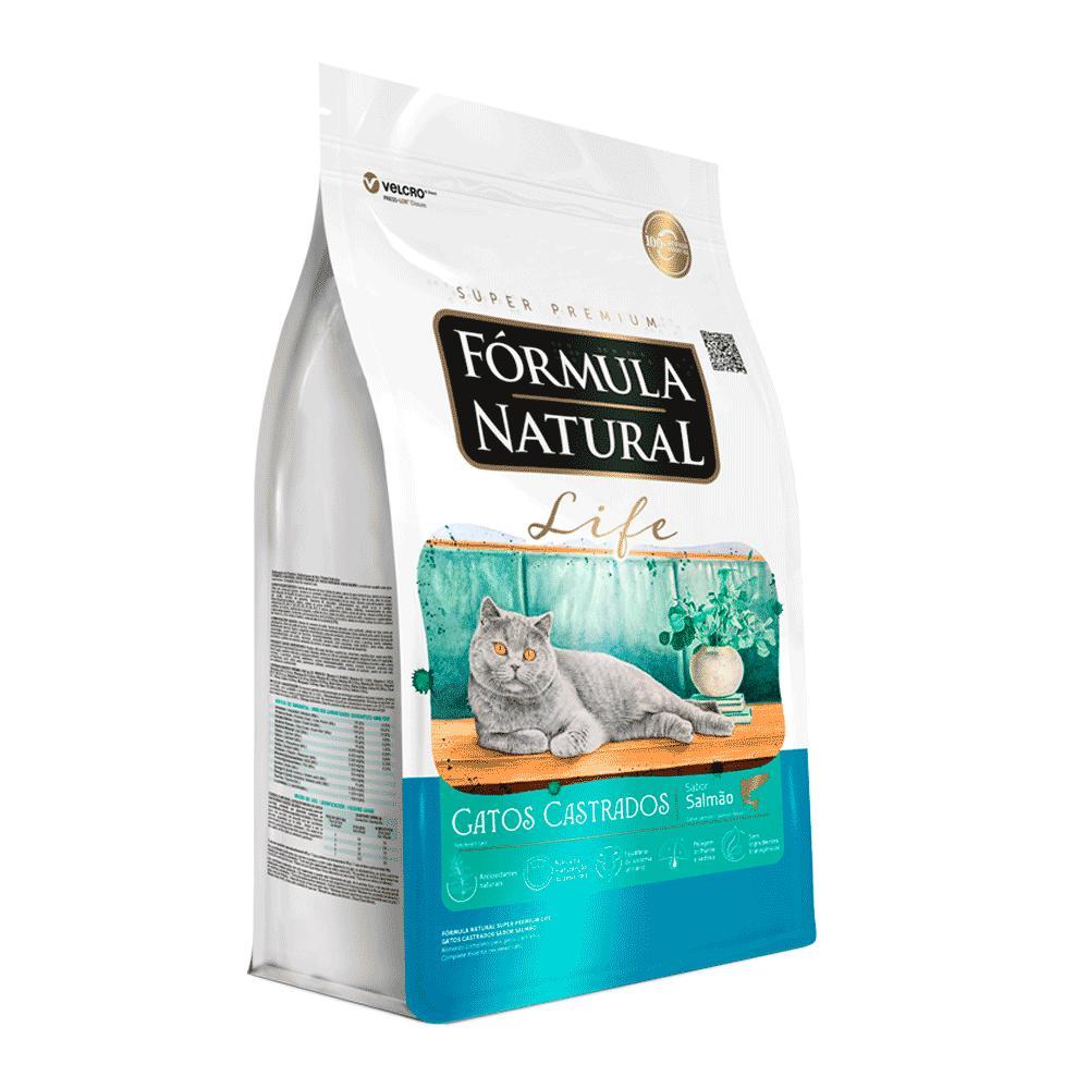 Ração Fórmula Natural Life Gatos Castrados Salmão - 2