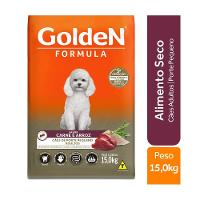 Ração Golden Formula Cães Adultos Raças Pequenas Carne e Arroz Mini Bits - 5