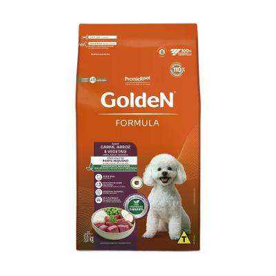 Ração Golden Formula Cães Adultos Raças Pequenas Carne e Arroz Mini Bits