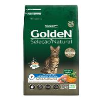 Ração Golden Seleção Natural Gatos Castrados Frango com Abóbora e Alecrim - 3