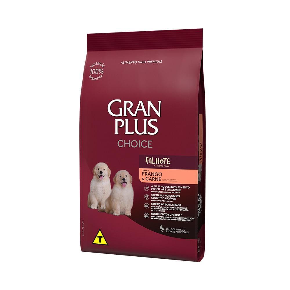 Ração GranPlus Choice Cães Filhotes Frango e Carne - 2