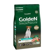Ração Golden Seleção Natural Cães Adultos Porte Pequeno Frango e Arroz Mini Bits - 1
