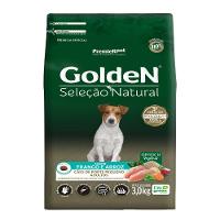 Ração Golden Seleção Natural Cães Adultos Porte Pequeno Frango e Arroz Mini Bits - 7