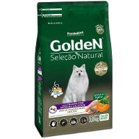 Ração Golden Seleção Natural Cães Adultos Raças Pequenas Frango e Abóbora - 1