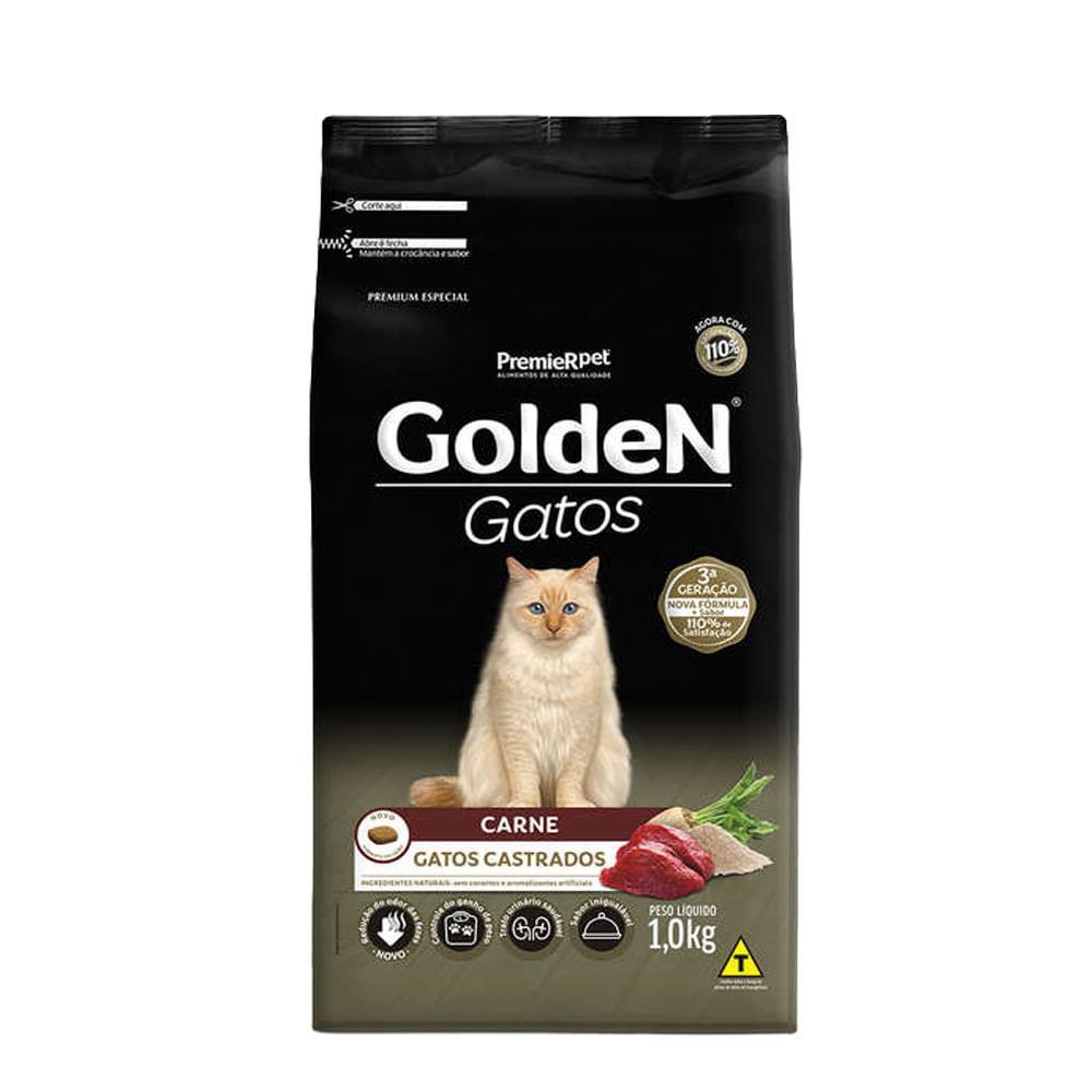 Ração Golden Gatos Castrados Carne - 2