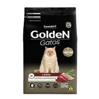 Ração Golden Gatos Castrados Carne - 7