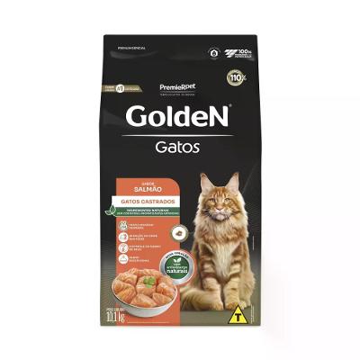 Ração Golden Gatos Castrados Salmão
