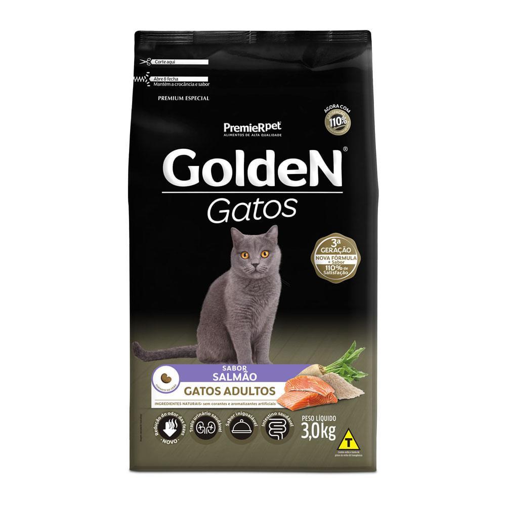 Ração Golden Gatos Adultos Salmão - 6