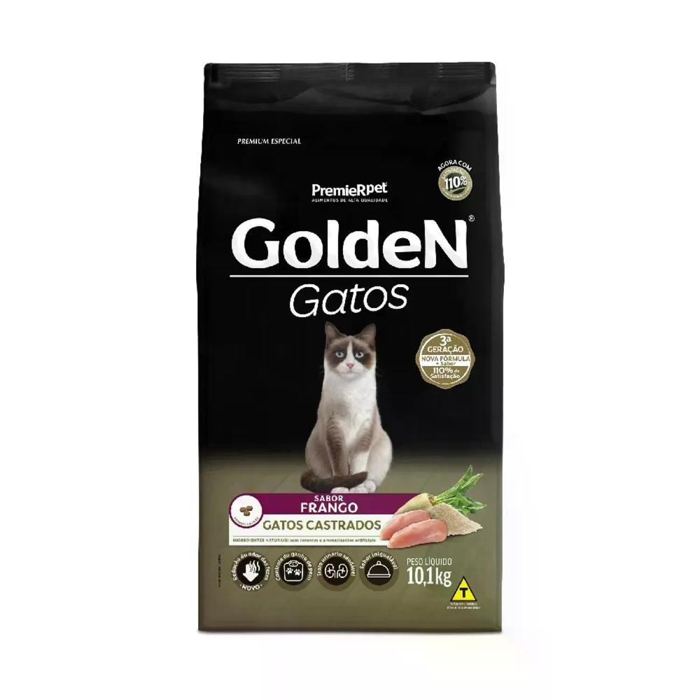 Ração Golden Gatos Castrados Frango - 4