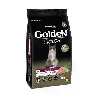 Ração Golden Gatos Castrados Frango