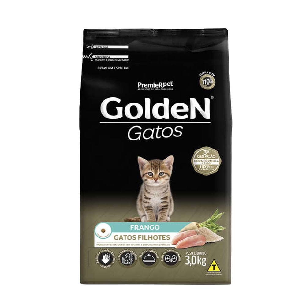 Ração Golden Gatos Filhotes Sabor Frango - 3