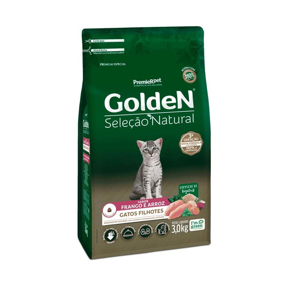Ração Golden Seleção Natural Gatos Filhotes Frango e Arroz - 2