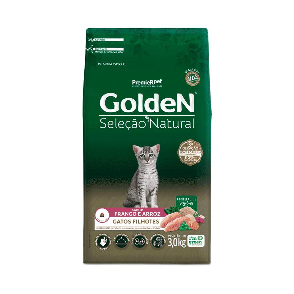 Ração Golden Seleção Natural Gatos Filhotes Frango e Arroz - 3