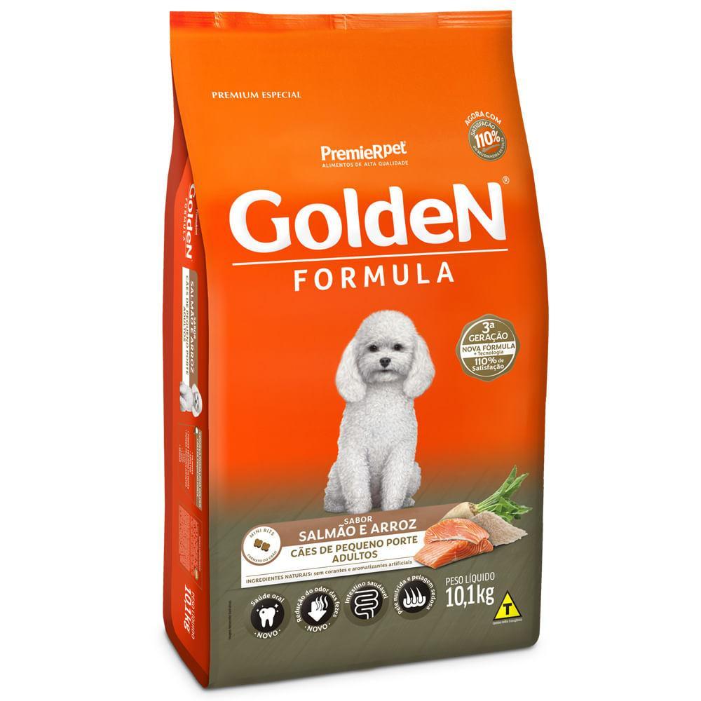 Ração Golden Fórmula Cães Adultos Raças Pequenas Salmão e Arroz - 2