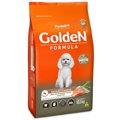 Ração Golden Fórmula Cães Adultos Raças Pequenas Salmão e Arroz