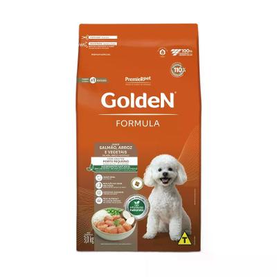 Ração Golden Fórmula Cães Adultos Raças Pequenas Salmão e Arroz