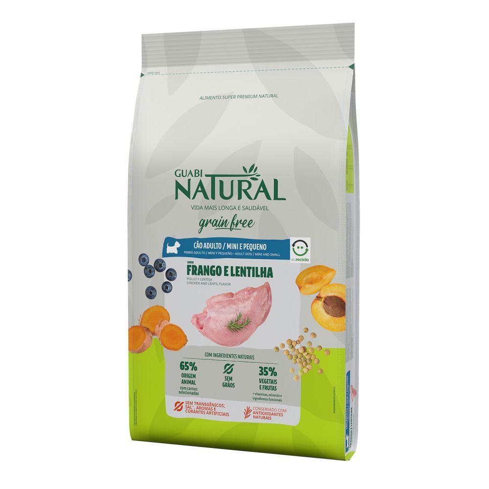 Ração Guabi Natural Grain Free Cães Adultos Raças Mini Pequeno Frango e Lentilha - 2