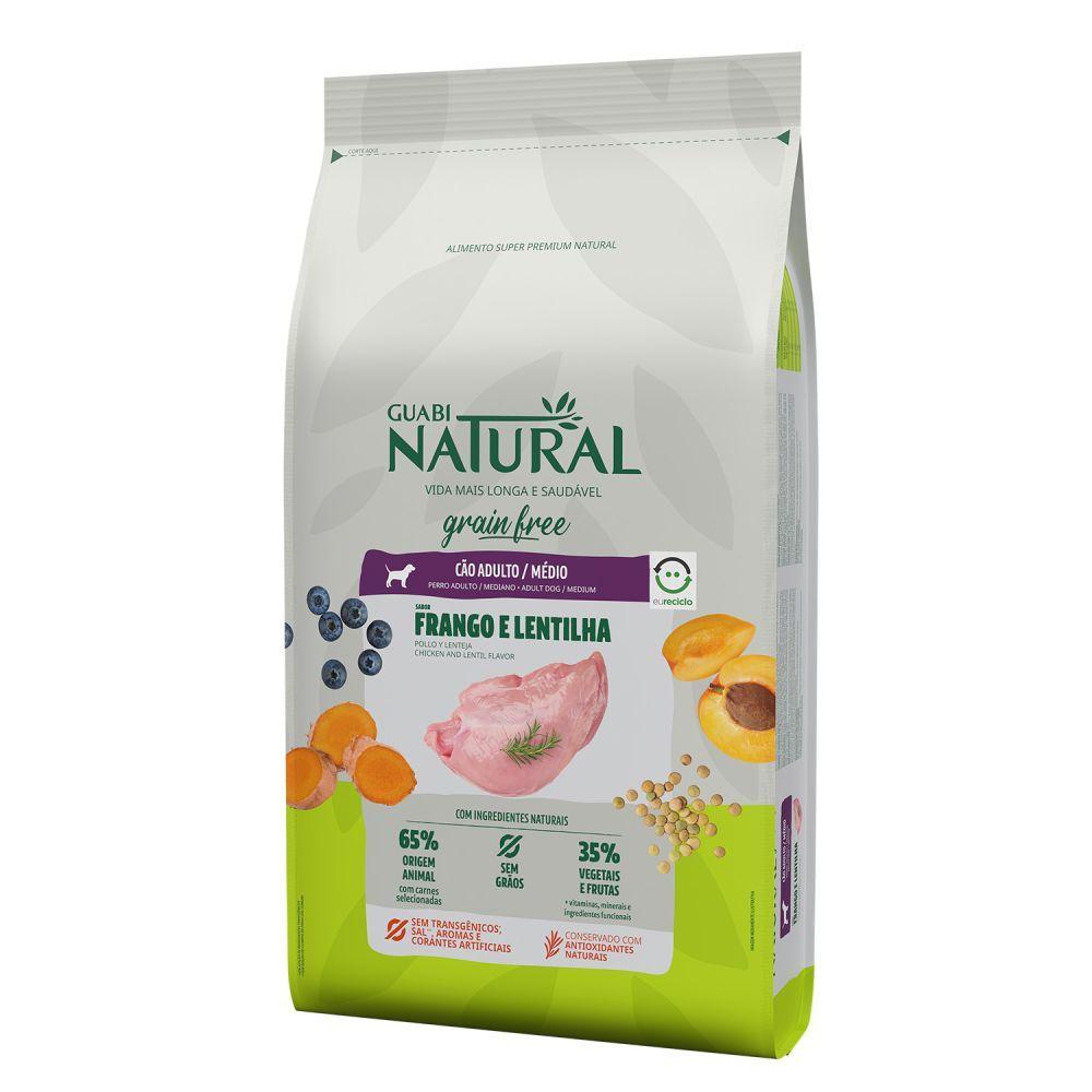 Ração Guabi Natural Grain Free Cães Adultos Raças Médias Frango e Lentilha - 2