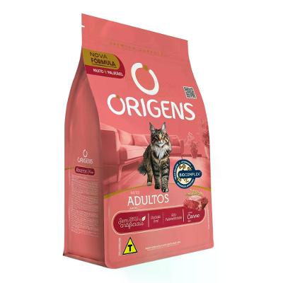 Ração Origens Gatos Adultos Carne