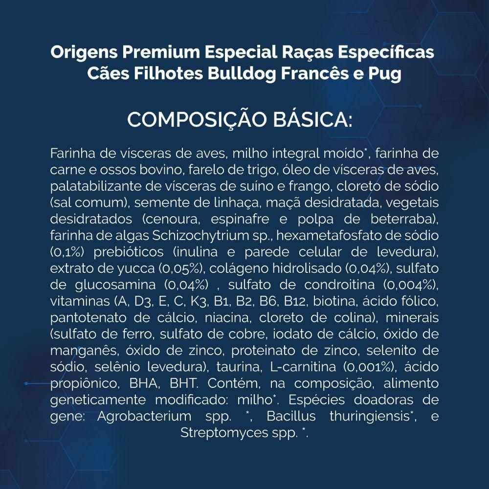 Ração Origens Cães Filhotes Raças Específicas Bulldog Francês e Pug - 7