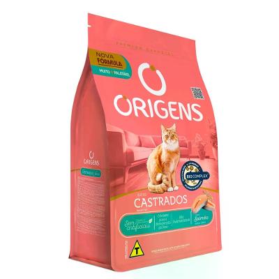 Ração Origens Gatos Castrados Salmão