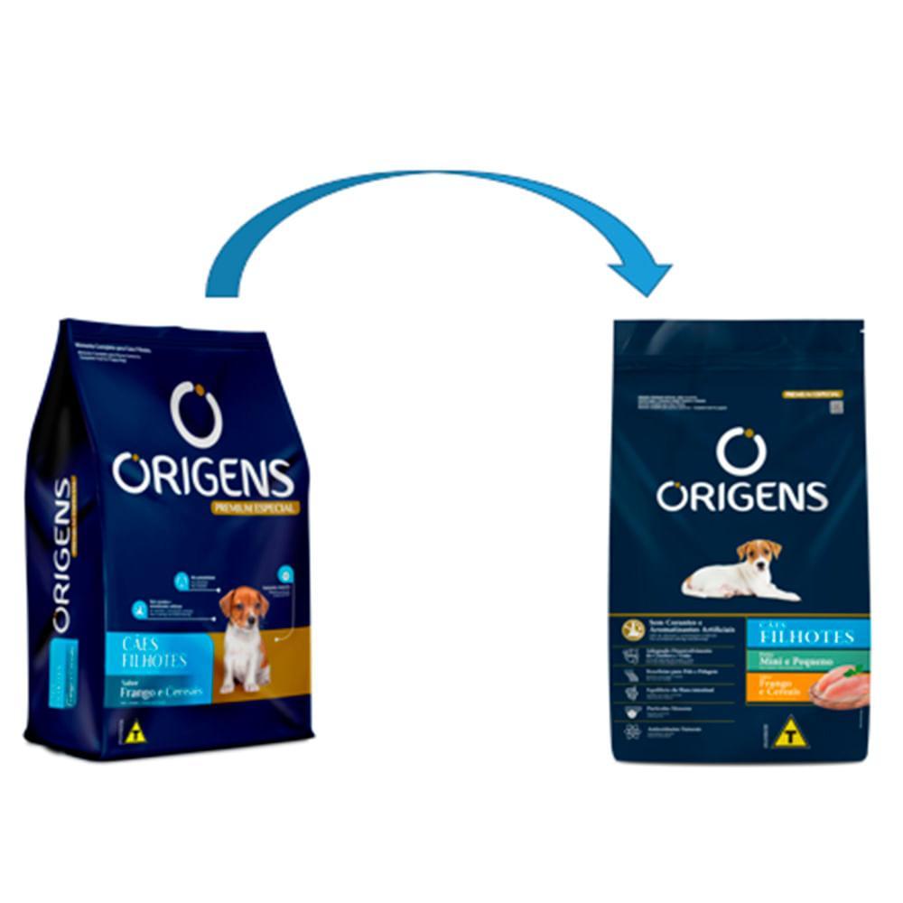 Ração Origens Cães Filhotes Pequenos e Mini Frango e Cereais - 2
