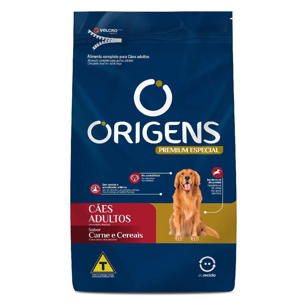 Ração Origens Cães Adultos Carne e Cereais - 4