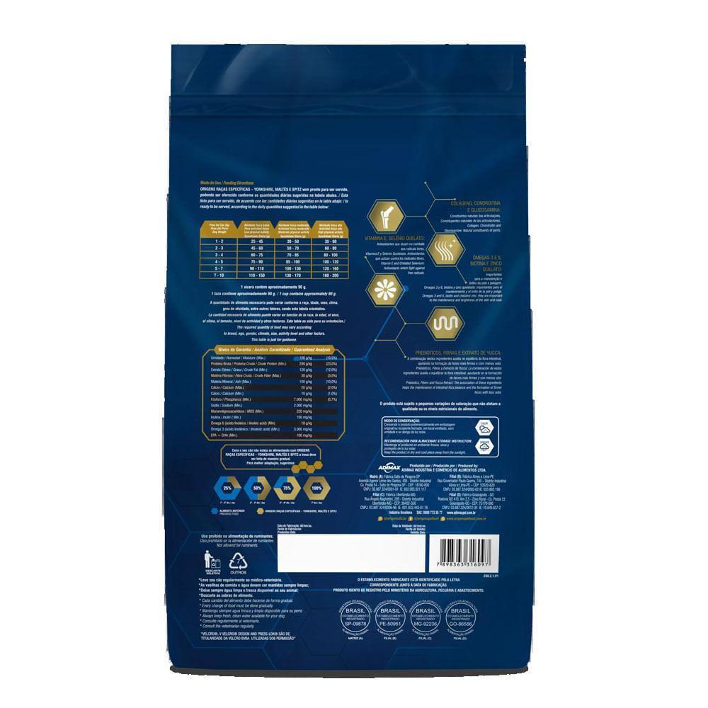 Ração Origens Cães Adultos Raças Específicas Yorkshire, Maltês e Spitz - 4