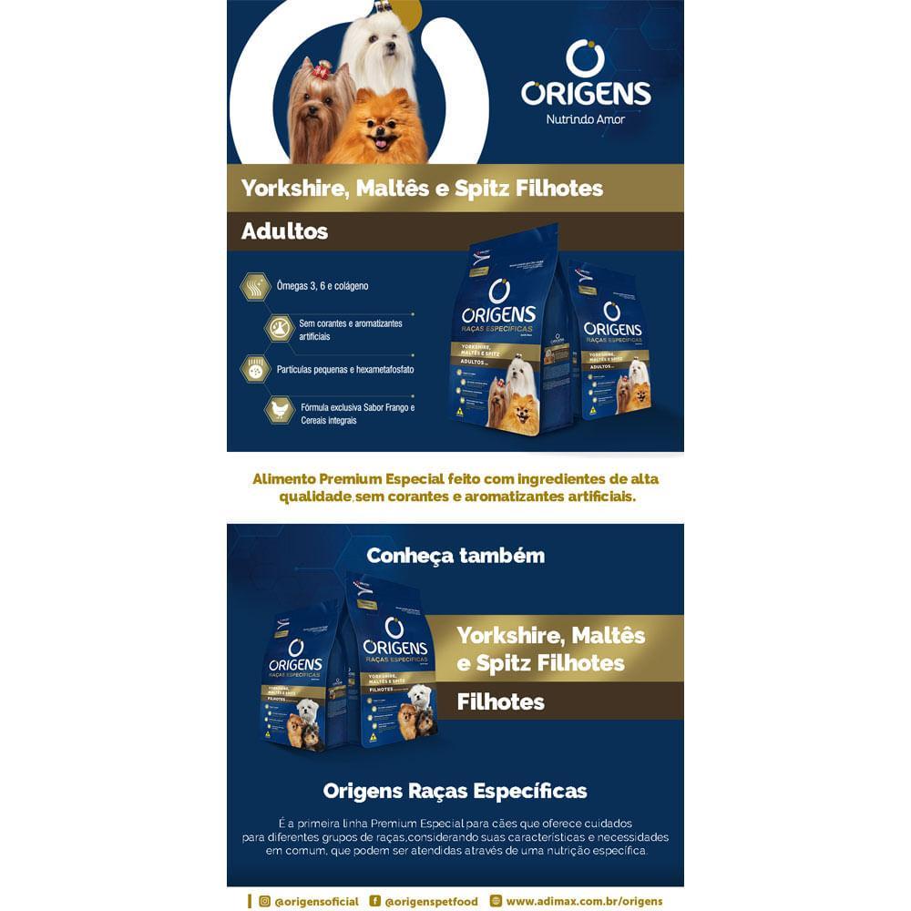 Ração Origens Cães Adultos Raças Específicas Yorkshire, Maltês e Spitz - 5