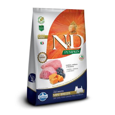 Ração N&amp;D Pumpkin Cães Adultos Raças Pequenas Cordeiro