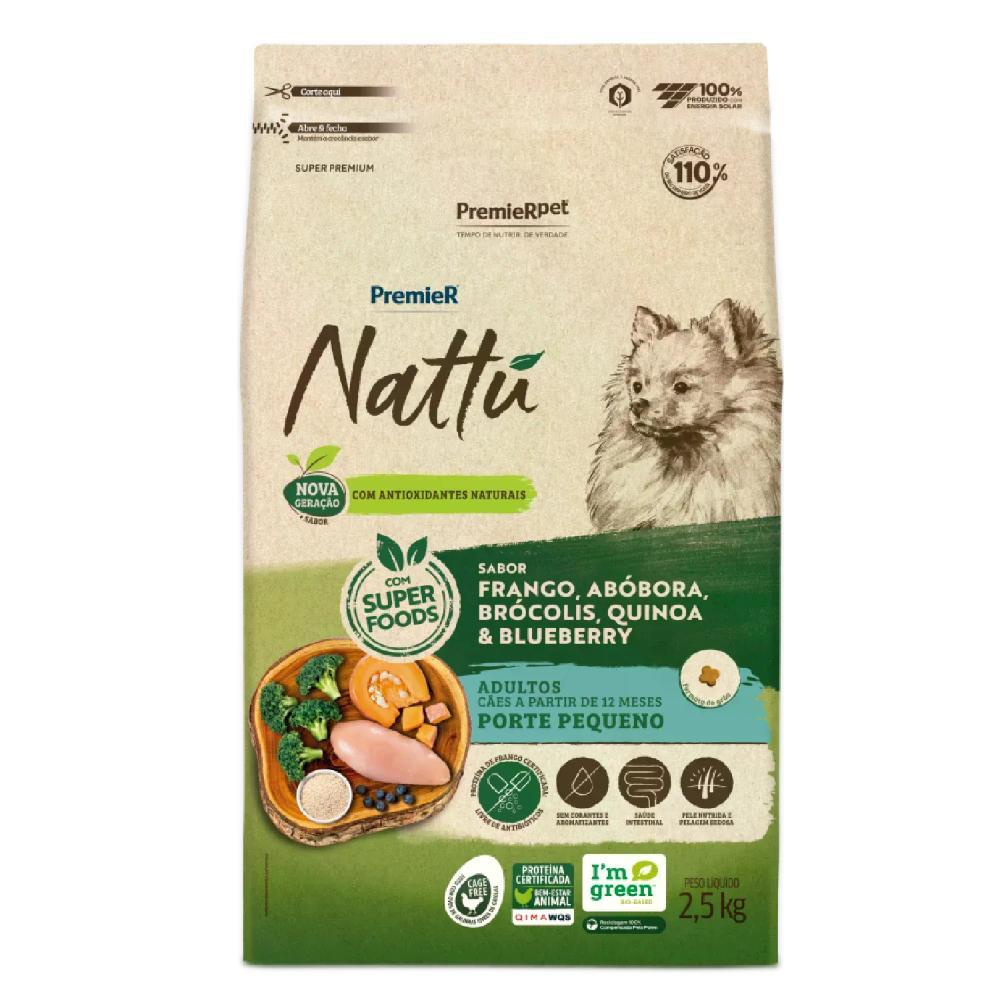 Ração Premier Nattu Cães Adultos Pequeno Porte Abóbora - 3