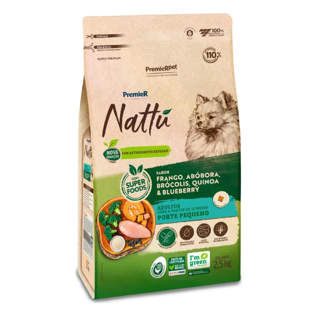 Ração Premier Nattu Cães Adultos Pequeno Porte Abóbora - 4