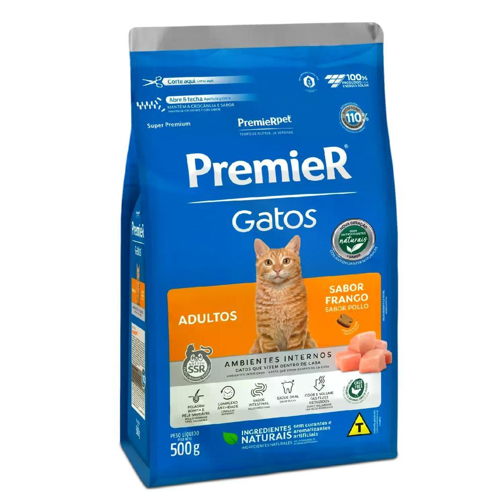 Ração Premier Ambientes Internos Gatos Adultos Frango - 4