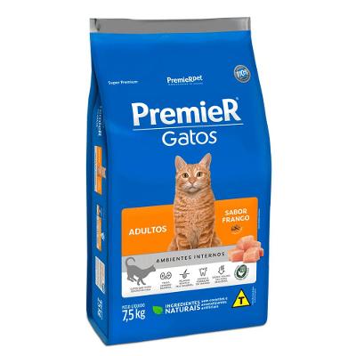 Ração Premier Ambientes Internos Gatos Adultos Frango