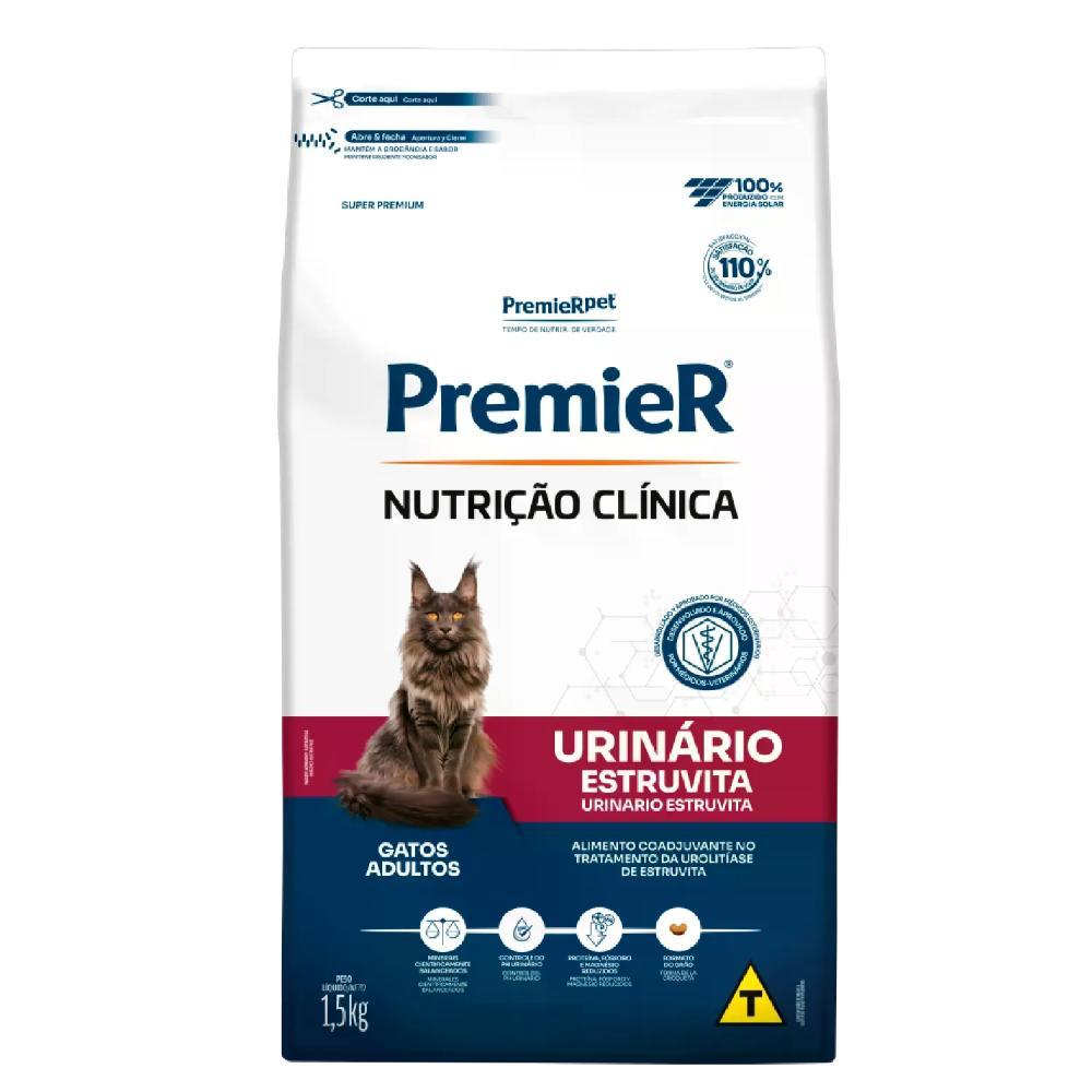 Ração Premier Nutrição Clínica Urinário Gatos Adultos - 1