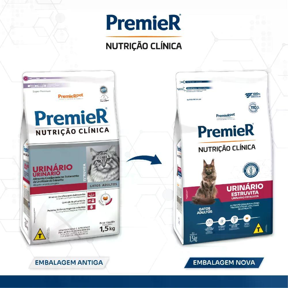 Ração Premier Nutrição Clínica Urinário Gatos Adultos - 3