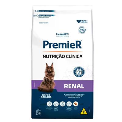 Ração Premier Nutrição Clínica Renal Gatos Adultos