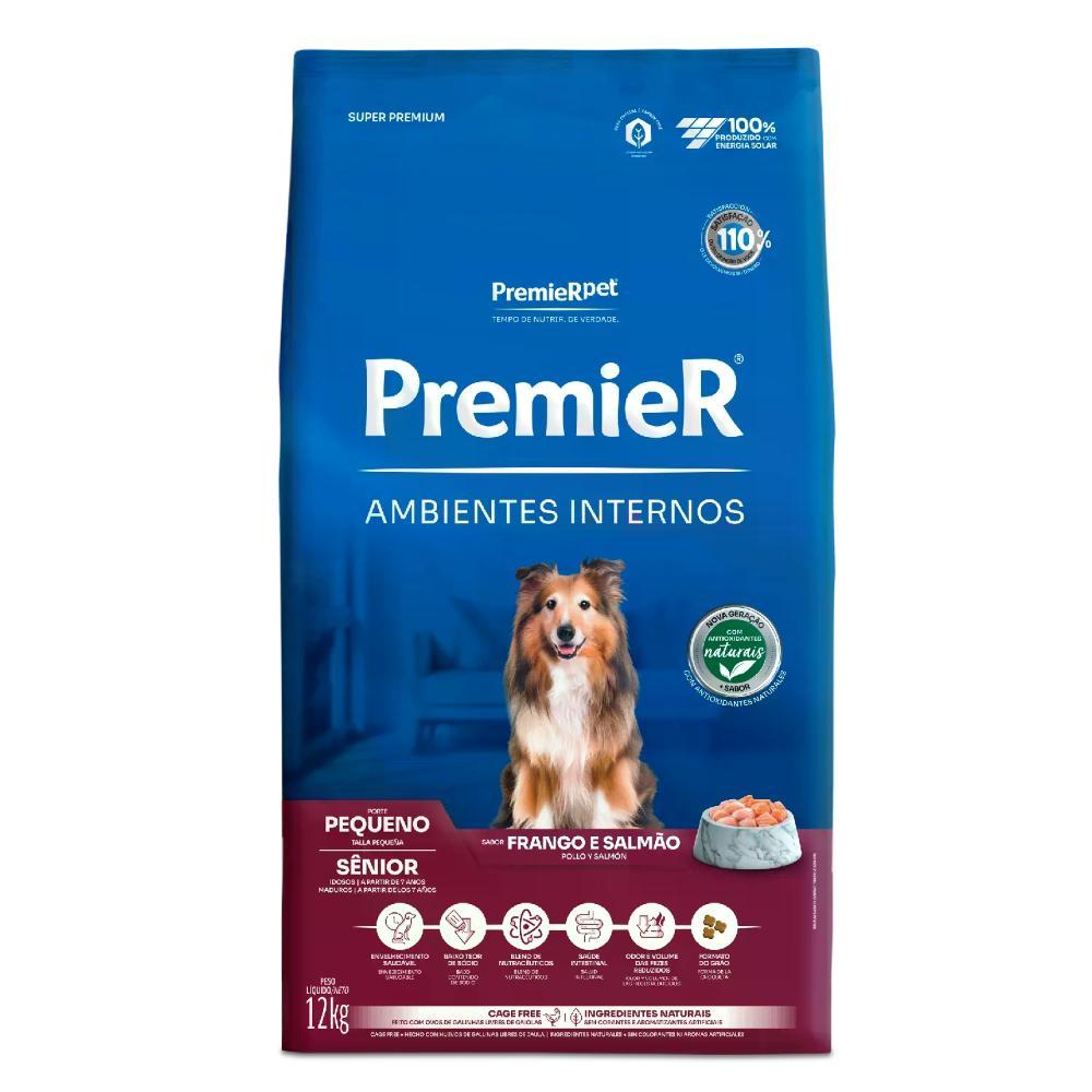 Ração Premier Ambientes Internos Cães Sênior Raças Pequenas - 1