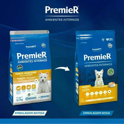 Ração Premier Ambientes Internos Raças Pequenas Filhote