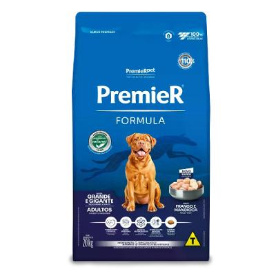 Ração Premier Formula Cães Adultos Raças Grandes e Gigantes Frango e Mandioca