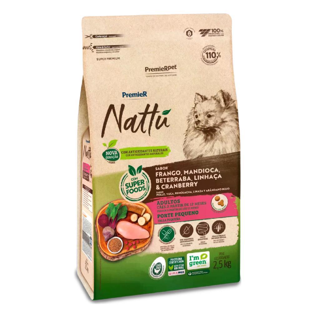 Ração Premier Nattu Cães Adultos Pequeno Porte Mandioca - 4