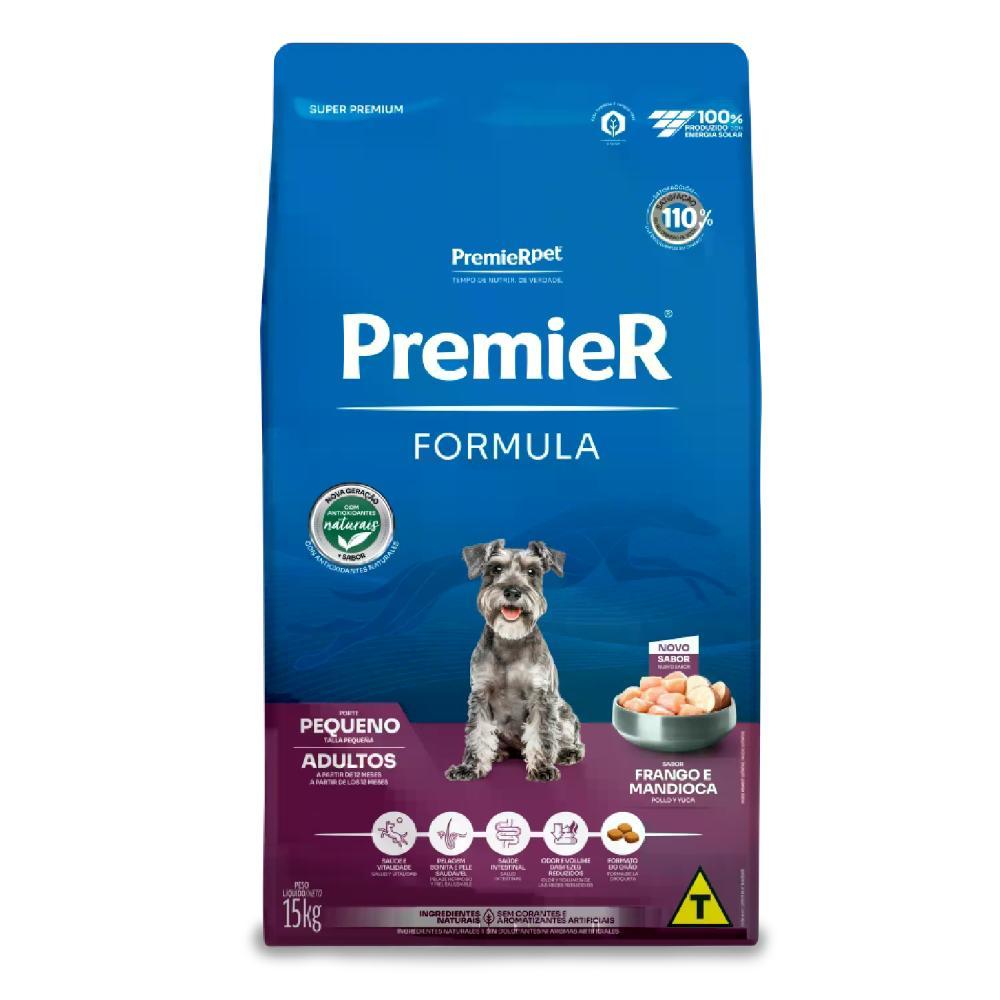 Ração Premier Formula Cães Adultos Raças Pequenas Frango - 1