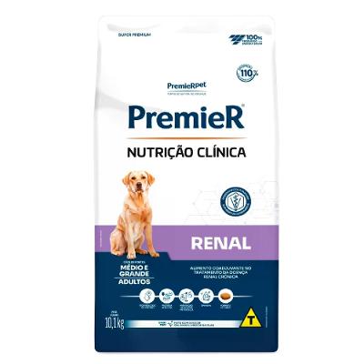 Ração Premier Nutrição Clínica Renal Cães Adultos Porte Médio e Grande