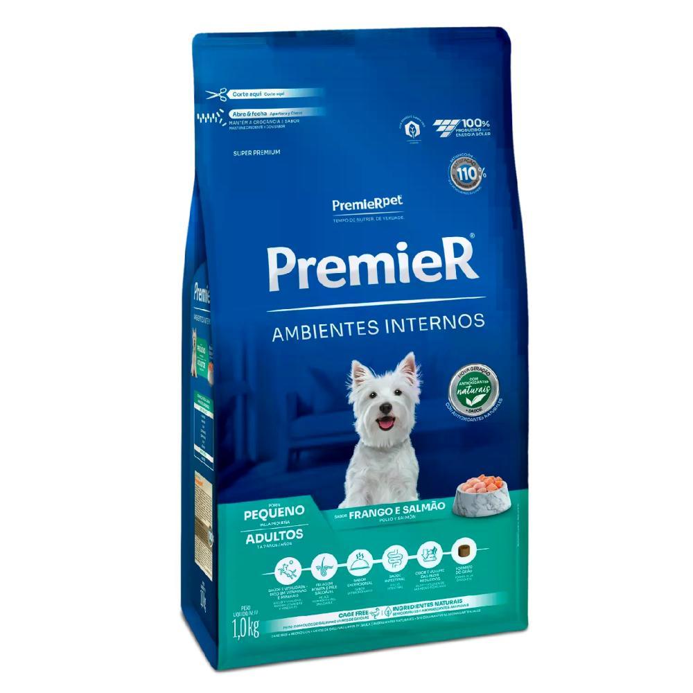 Ração Premier Ambientes Internos Cães Adultos Raças Pequenas Frango e Salmão - 2
