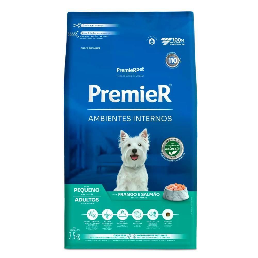 Ração Premier Ambientes Internos Cães Adultos Raças Pequenas Frango e Salmão - 4